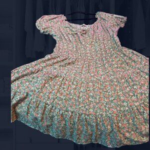 Liberty Love Peasant Dress Size 2X NWOT